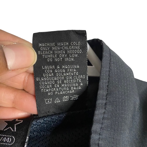 Starter Vintage Men's Gray Full Zip Windbreaker Track Jacket - Picture 6 of 9